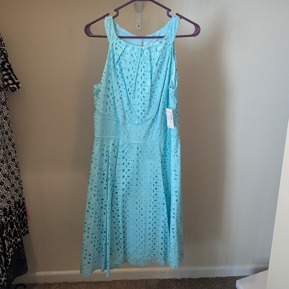 Dress Barn NWT Size 12 Blue Dress